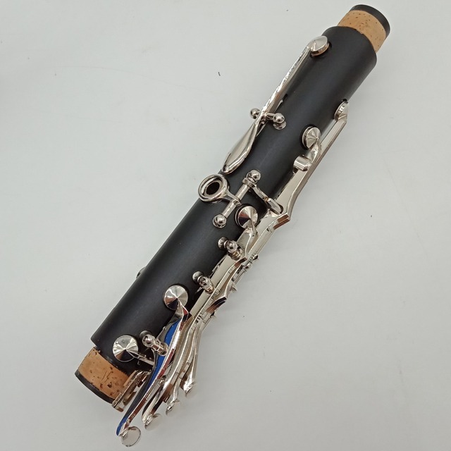 Profesjonalny klarnet Music Fancier Club bakelit Bb posrebrzane klucze 17 klawiszy z etui ustnik MFCCL-650 - Wianko - 5