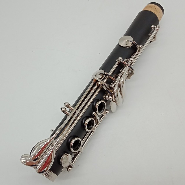 Profesjonalny klarnet Music Fancier Club bakelit Bb posrebrzane klucze 17 klawiszy z etui ustnik MFCCL-650 - Wianko - 7