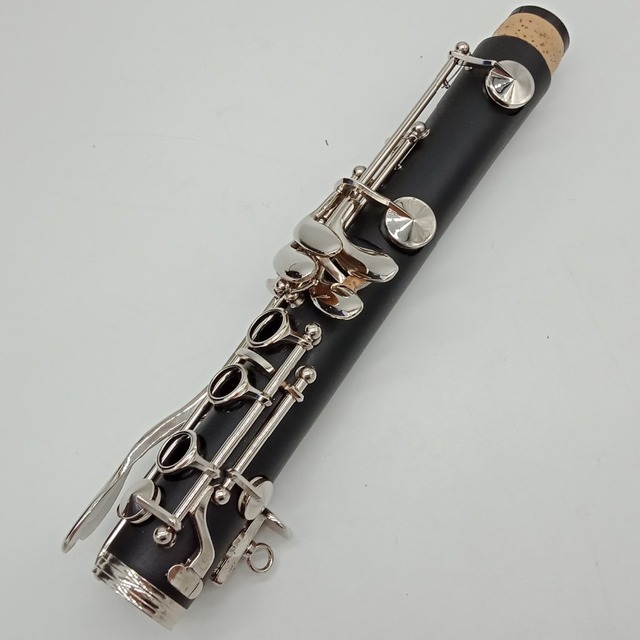 Profesjonalny klarnet Music Fancier Club bakelit Bb posrebrzane klucze 17 klawiszy z etui ustnik MFCCL-650 - Wianko - 11