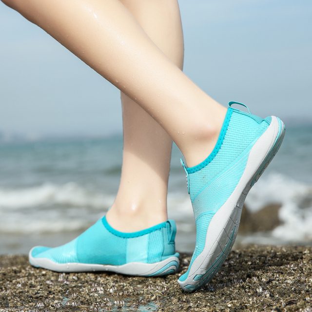 Boso plażowe buty sportowe do wody mężczyźni kobiety, oddychające, przeciwpoślizgowe, szybkoschnące, wygodne - Wianko - 44