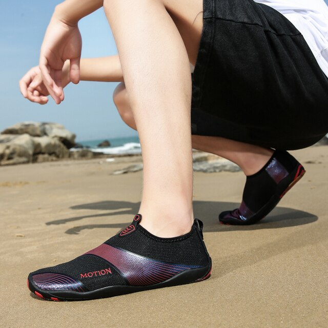 Boso plażowe buty sportowe do wody mężczyźni kobiety, oddychające, przeciwpoślizgowe, szybkoschnące, wygodne - Wianko - 30