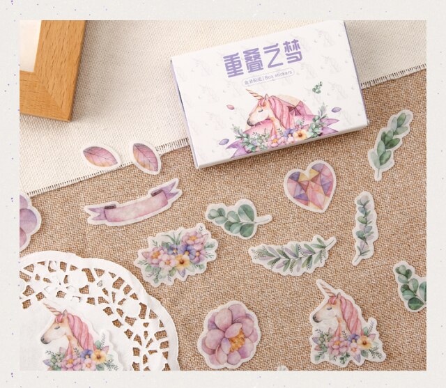 Zestaw 40 sztuk naklejek Vintage Floral rośliny do Scrapbookingu i Journal Planner DIY - Wianko - 6