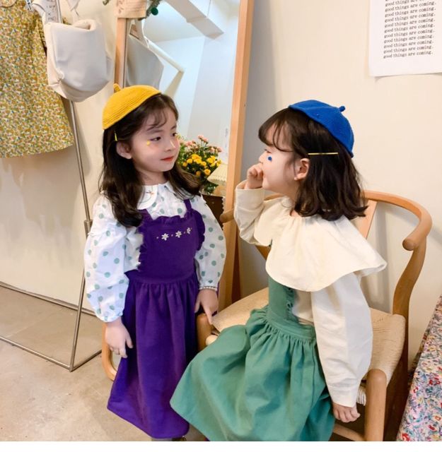 Beret dziecięcy wełniany, jednokolorowy, idealny do dziecięcej mody dla małych artystów i sesji fotograficznych - Wianko - 2