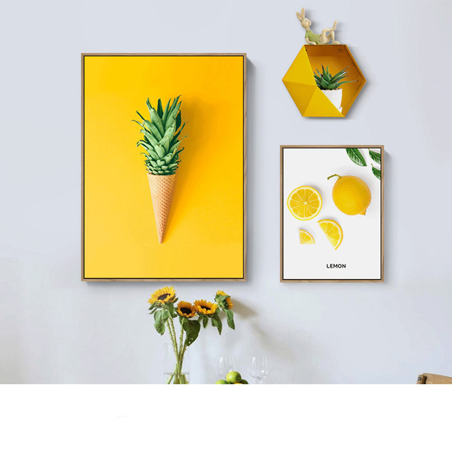 Malarstwo dekoracyjne na płótnie do salonu i jadalni: prosty i świeży design na złoconym płótnie aluminium - Wianko - 1