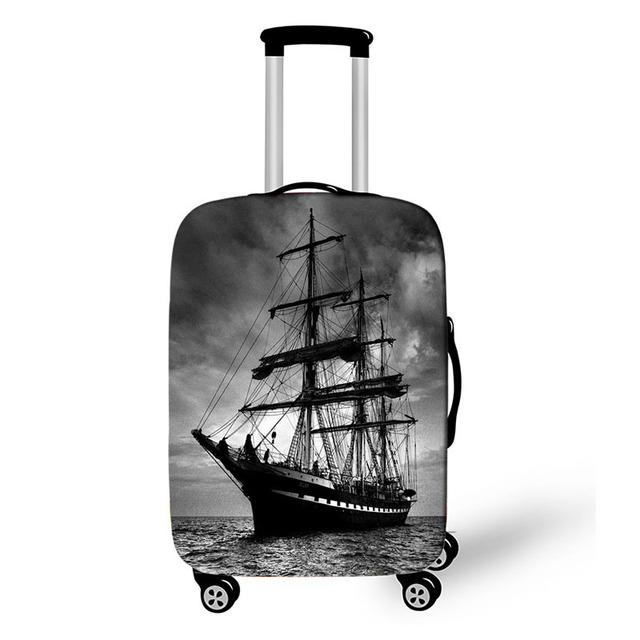 Pokrowiec ochronny na walizkę do żaglowki o rozmiarze 18-32 cali, elastyczny, pyłoszczelny, idealny na podróż morską - Wianko - 7
