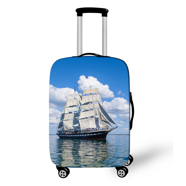 Pokrowiec ochronny na walizkę do żaglowki o rozmiarze 18-32 cali, elastyczny, pyłoszczelny, idealny na podróż morską - Wianko - 8