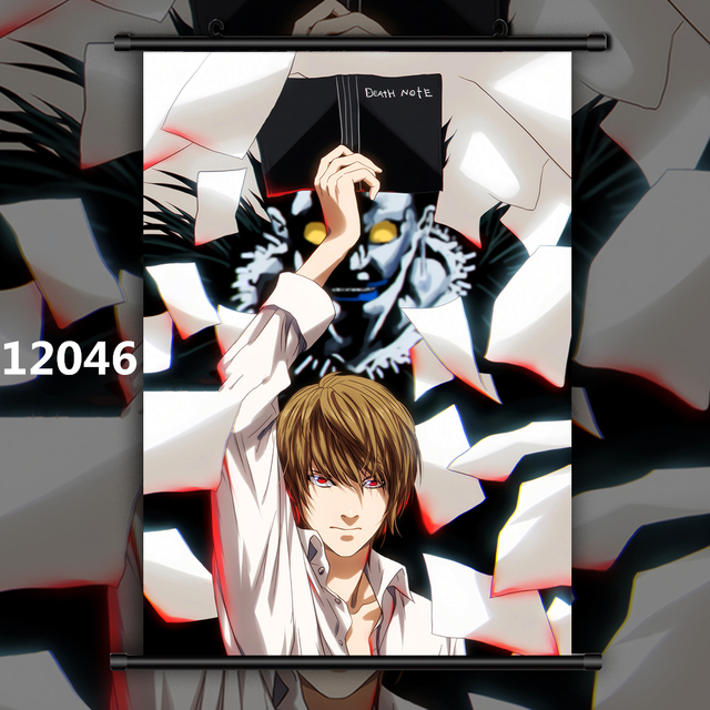 Plakat na ścianę z anime Death Note - Yagami Raito i L Lawliet (HD, drukowany na płótnie) - dekoracja ścienna - Wianko - 5
