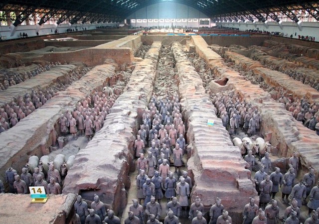 Figurka z terakoty chińskiej armii Qin dynastia - 9 sztuk - Wianko - 11