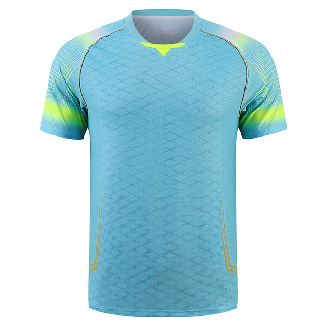 Koszulka tenisowa 5122 dla mężczyzn i kobiet - szybkoschnąca, sportowa koszula V-neck do gry w tenisa, badmintona i tenisa stołowego - Wianko - 25