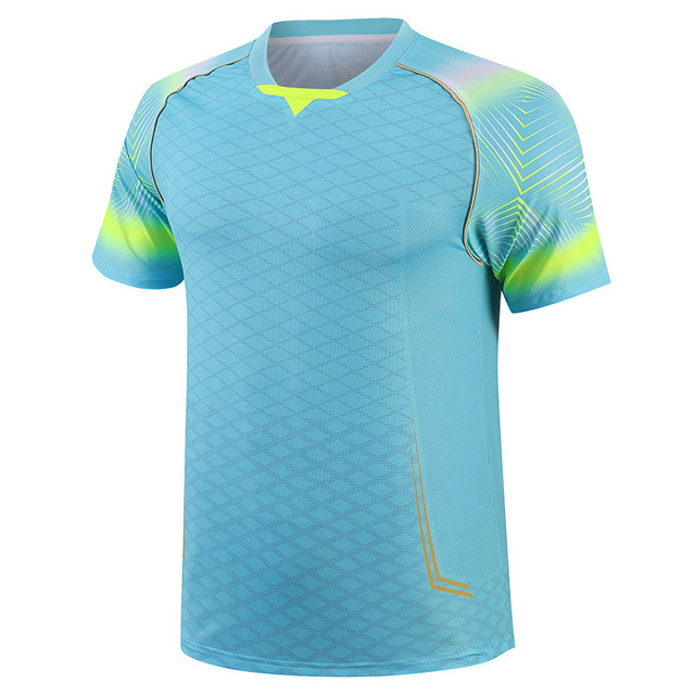 Koszulka tenisowa 5122 dla mężczyzn i kobiet - szybkoschnąca, sportowa koszula V-neck do gry w tenisa, badmintona i tenisa stołowego - Wianko - 24