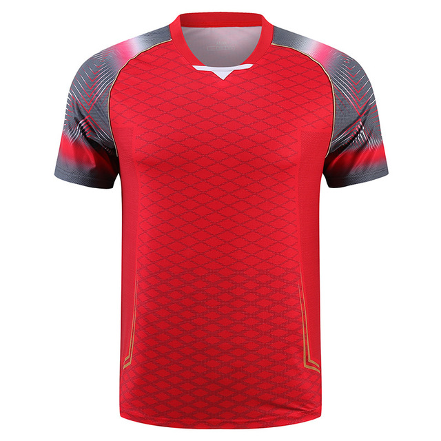 Koszulka tenisowa 5122 dla mężczyzn i kobiet - szybkoschnąca, sportowa koszula V-neck do gry w tenisa, badmintona i tenisa stołowego - Wianko - 33