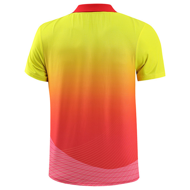 Koszulka tenisowa 5122 dla mężczyzn i kobiet - szybkoschnąca, sportowa koszula V-neck do gry w tenisa, badmintona i tenisa stołowego - Wianko - 19
