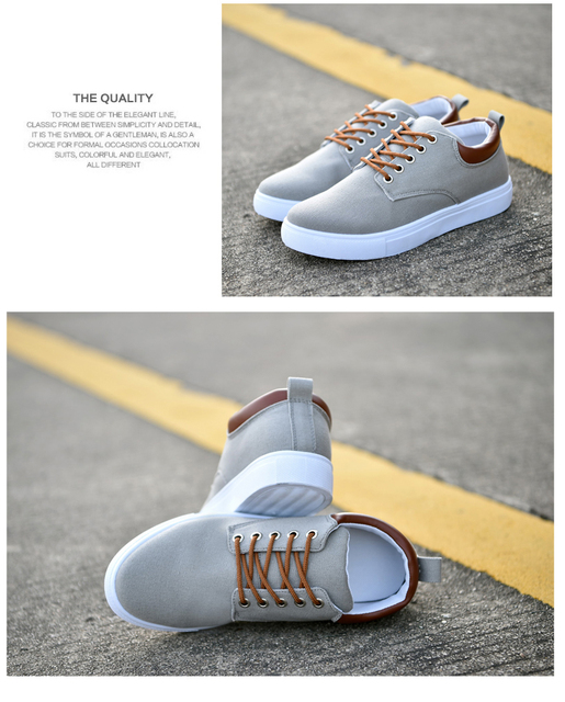 Nowe, oddychające męskie buty nieformalne, antypoślizgowe, odporne na wstrząsy, dużego rozmiaru w kolorze białym - Wianko - 34