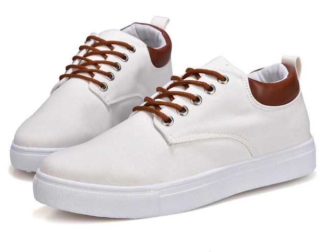 Nowe, oddychające męskie buty nieformalne, antypoślizgowe, odporne na wstrząsy, dużego rozmiaru w kolorze białym - Wianko - 15