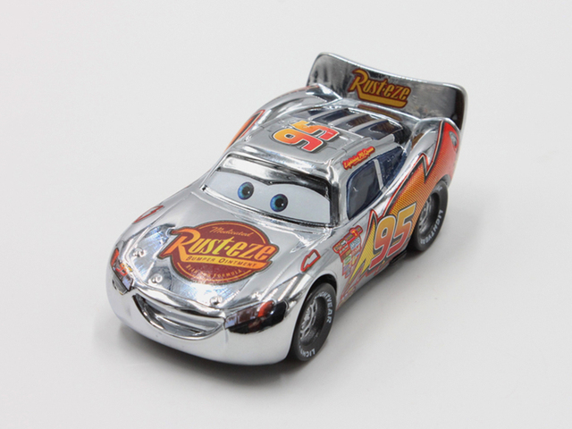 Samochody Disney Pixar Złoty Zygzak McQueen 1:55 - Odlewane modele ze stopu metalu - Zabawki dla dzieci - Wianko - 6