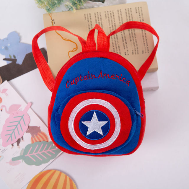 Plecak szkolny pluszowy Disney Marvel Avengers Spiderman Mickey Minnie Mouse Kubuś Puchatek Stitch - prezent urodzinowy dla dzieci - Wianko - 6