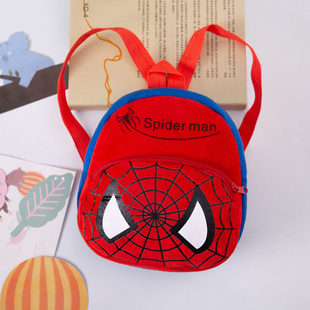 Plecak szkolny pluszowy Disney Marvel Avengers Spiderman Mickey Minnie Mouse Kubuś Puchatek Stitch - prezent urodzinowy dla dzieci - Wianko - 2