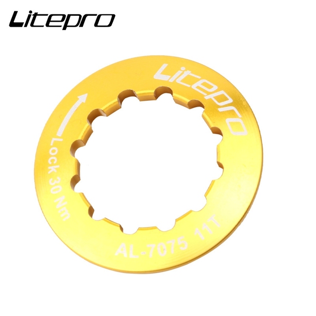 Oto propozycja dopracowanego tytułu produktu: Osłona koła zamachowego LITEPRO stop aluminium 11T związek do kaset rowerowych - Wianko - 8