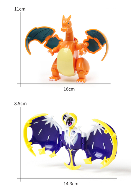 Zestaw 6 oryginalnych figurkowych Pokemonów w Pokeballach: Eevee, Psyduck, Pikachu, Charizard, Venusaur, Blastoise - idealne prezenty dla dzieci - Wianko - 14