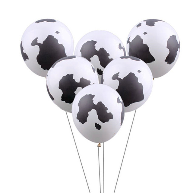 10 sztuk lateksowych balonów zagęszczonych o średnicy 12 cali z grafiką krowy, leoparda i tygrysa - dekoracja urodzinowa - Wianko - 6
