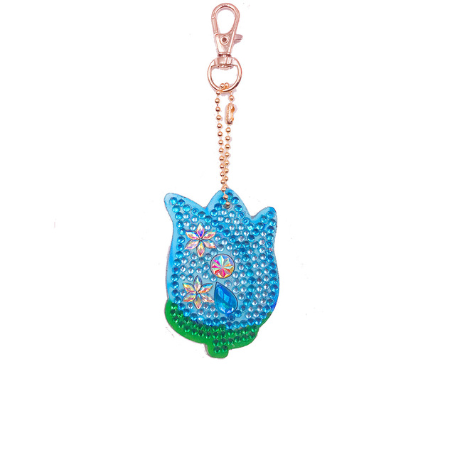 Diamentowy obraz DIY 5D - brelok zwierzęcy w formie torby wisiorka z biżuterią mozaikową do dekoracji domu - ręcznie wykonany prezent - Wianko - 92