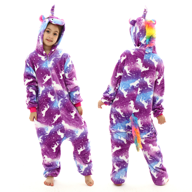 Kigurumi Fox Onesie piżama jednoczęściowa z motywem lisa - pomarańczowy różowy niebieski jednorożec, dostępna dla chłopców i dziewcząt, idealna do cosplayu zwierząt, bożego narodzenia oraz jako piżama dla dzieci - Wianko - 39