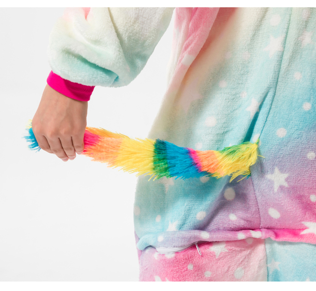 Kigurumi Fox Onesie piżama jednoczęściowa z motywem lisa - pomarańczowy różowy niebieski jednorożec, dostępna dla chłopców i dziewcząt, idealna do cosplayu zwierząt, bożego narodzenia oraz jako piżama dla dzieci - Wianko - 29