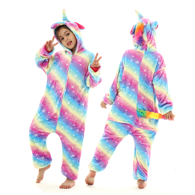 Kigurumi Fox Onesie piżama jednoczęściowa z motywem lisa - pomarańczowy różowy niebieski jednorożec, dostępna dla chłopców i dziewcząt, idealna do cosplayu zwierząt, bożego narodzenia oraz jako piżama dla dzieci - Wianko - 37