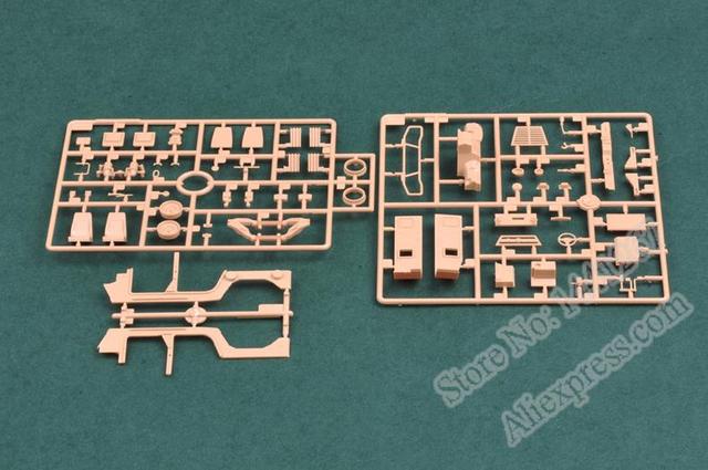 Model samochodu pancernego plastikowy do złożenia 1:35 Meng Shi 1.5 Ton MLUV - twarda nasadka wojskowa - Wianko - 4