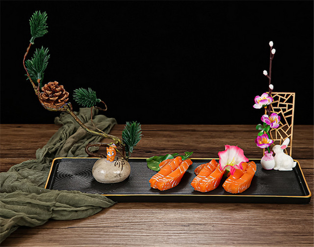 Narzędzia do sushi - Dekoracja hotelowa, kwiaty, rośliny i kreatywne elementy restauracyjne do sushi, Sashimi, bento, sesfood w japońskim stylu - Wianko - 40