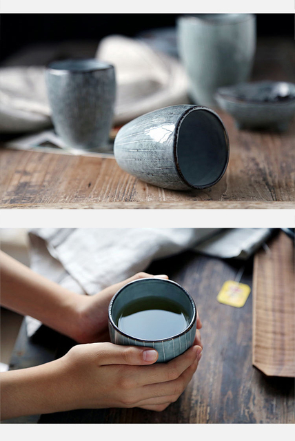 Kubek herbaty japoński styl ceramiczny kreatywny biurowy ANTOWALL - Wianko - 2