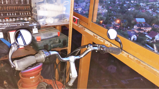 Lusterko rowerowe elastyczne Hafny - lusterko wsteczne na kierownicę, bezpieczne lusterko tylne dla rowerów MTB Road - Wianko - 30