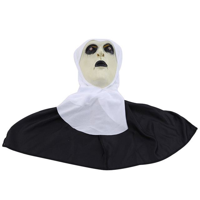 Maska zakonnicy straszny Valak LED Light Halloween - DeluxeProszę skontaktować się z nami, jeśli masz jakiekolwiek pytania odnośnie produktu - Wianko - 1