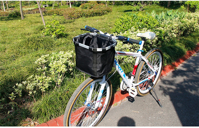 Kosz rowerowy przedni Deemount 5KG, składany, z aluminium dla zakupów - Wianko - 16