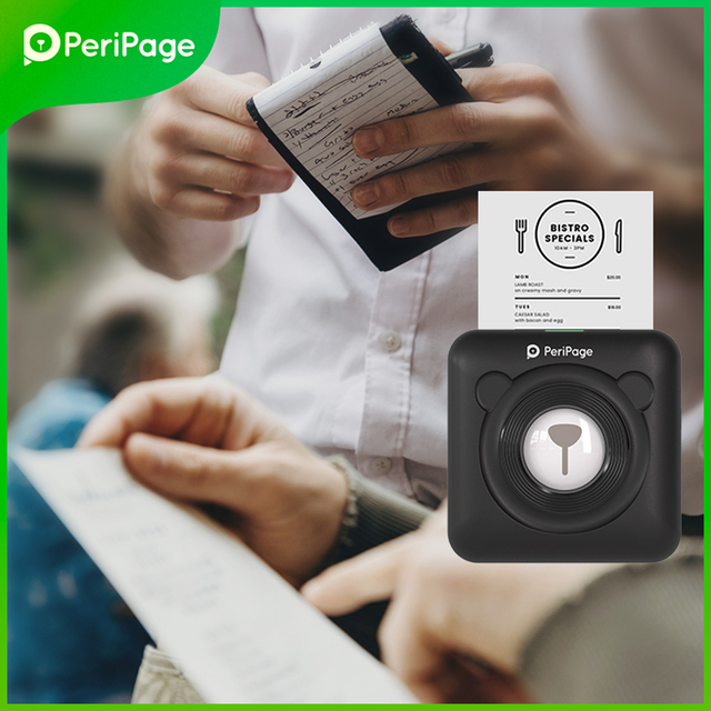 Kieszonkowa drukarka fotograficzna Peripage A6 z markerem i rolkami papieru, BT, Android i iOS - Wianko - 10