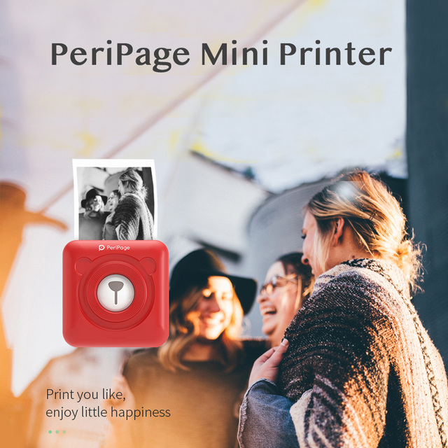 Kieszonkowa drukarka fotograficzna Peripage A6 z markerem i rolkami papieru, BT, Android i iOS - Wianko - 15