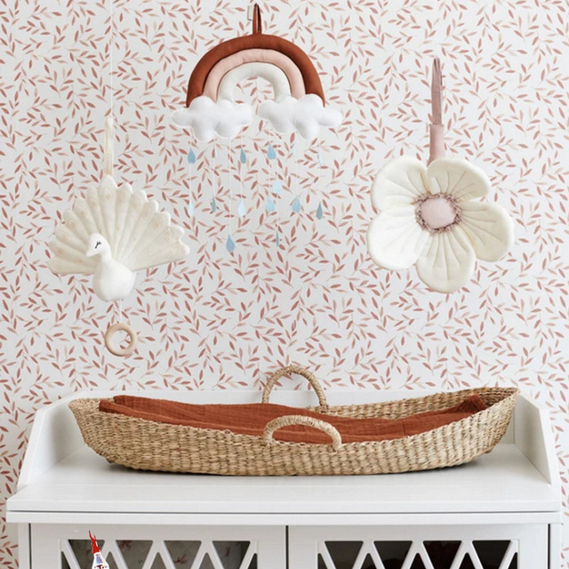 Ręcznie robiona bawełniana muszla/kwiat do namiotu dziecięcego jako ozdoba ściany w sypialni - Wianko - 4