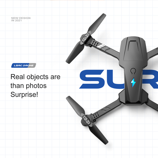 Profesjonalny Quadcopter Mini Drone z podwójnym aparatem 4K HD LS878, składany, tryb FPV, WiFi, utrzymanie wysokości, zabawka RC - Wianko - 5