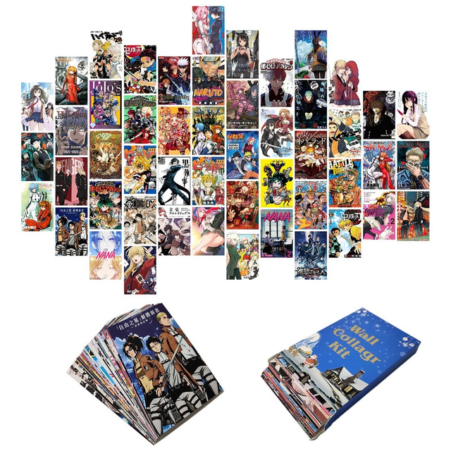 50 sztuk Anime Magazine - okładki do dekoracji domu - Demon Slayer, Hunter X Hunter - Wianko - 12