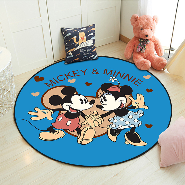 Dywan 3D Mickey Minnie dla dzieci - mata do zabawy w sypialni, antypoślizgowa, składana - Wianko - 11