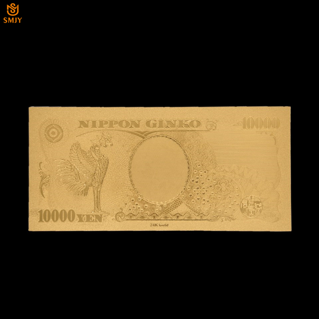 10 sztuk japońskich replik złotych banknotów o nominale 10,000 jenów w 24-karatowym złocie - dekoracyjne pieniądze kolekcjonerskie - Wianko - 34