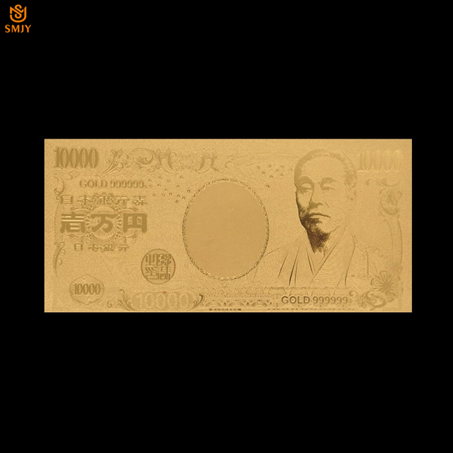 10 sztuk japońskich replik złotych banknotów o nominale 10,000 jenów w 24-karatowym złocie - dekoracyjne pieniądze kolekcjonerskie - Wianko - 35