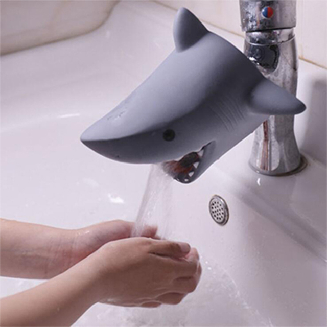 Przedłużacz do kranu łazienkowego dla dzieci w kształcie zwierząt - oszczędzający wodę przyjemność podczas kąpieli niemowlaka - Wianko - 4