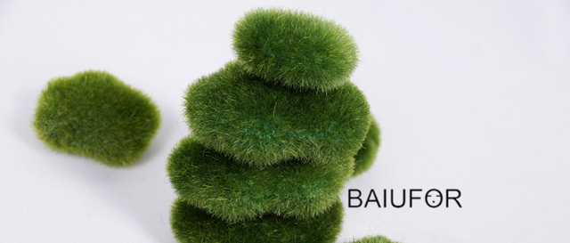 Nowa wersja Moss Stone - symulacja sztucznej trawy Microgreen do dekoracji DIY Fairy miniatury ogrodowe - Wianko - 4