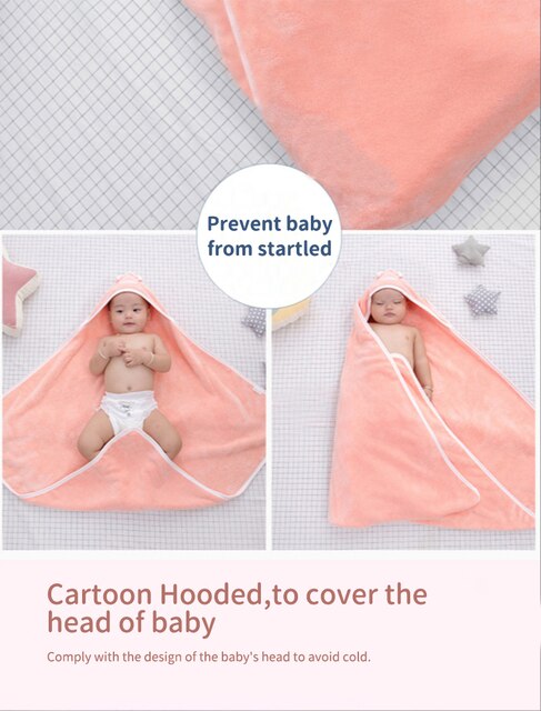 Miękki i chłonny ręcznik z kapturem dla dziecka, wykonany z organicznej bawełny - Wianko - 4