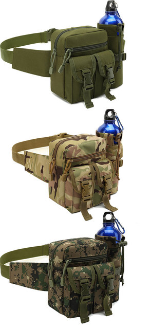 Taktyczna torba wspinaczkowa na pas z paskiem, wojskowa, uniseks - wędkarstwo, polowanie, camping - Wianko - 13