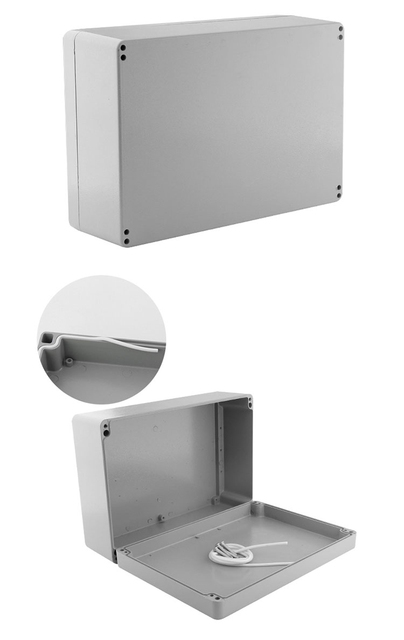 Aluminiowe wodoodporne pudełko obudowa z metalowym złączem IP67 - Wianko - 3