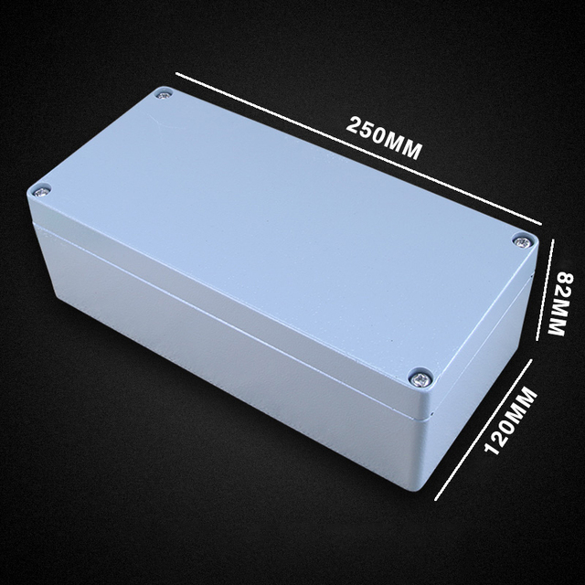 Aluminiowe wodoodporne pudełko obudowa z metalowym złączem IP67 - Wianko - 20