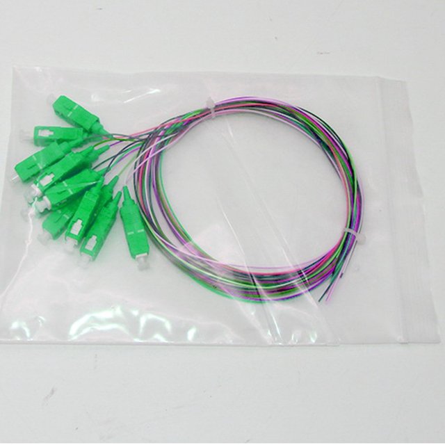 12-core pakiet Pigtail SC/APC 1.5 m - Kabel światłowodowy, sweter optyczny, przewód połączeniowy, jumper światłowodowy - wytrzymały kabel - Wianko - 5