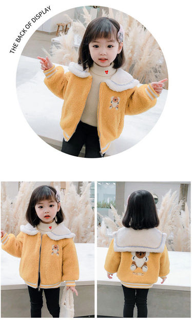 Dziecięcy zagęszczony płaszcz aksamitny z wełny na jesień i zimę - modna odzież dla dziewczynek i chłopców - Wianko - 19